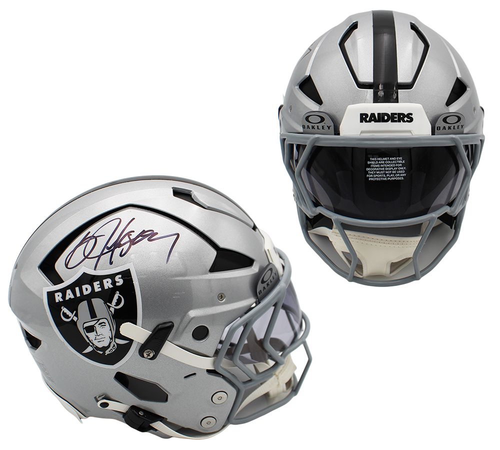 Bo Jackson Signed Las Vegas Raiders Axiom Authentic NFL Helmet - Beckett Authenticated