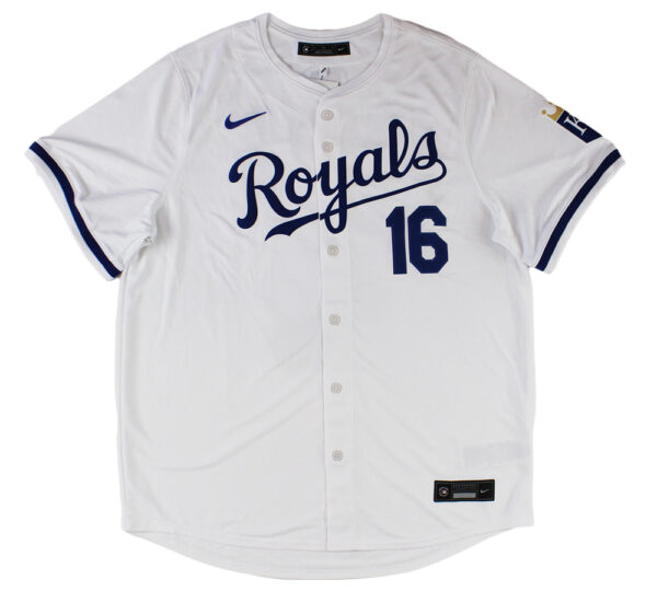 Bo Jackson Signed Kansas City Royals Nike Limited White MLB Jersey - Image 3