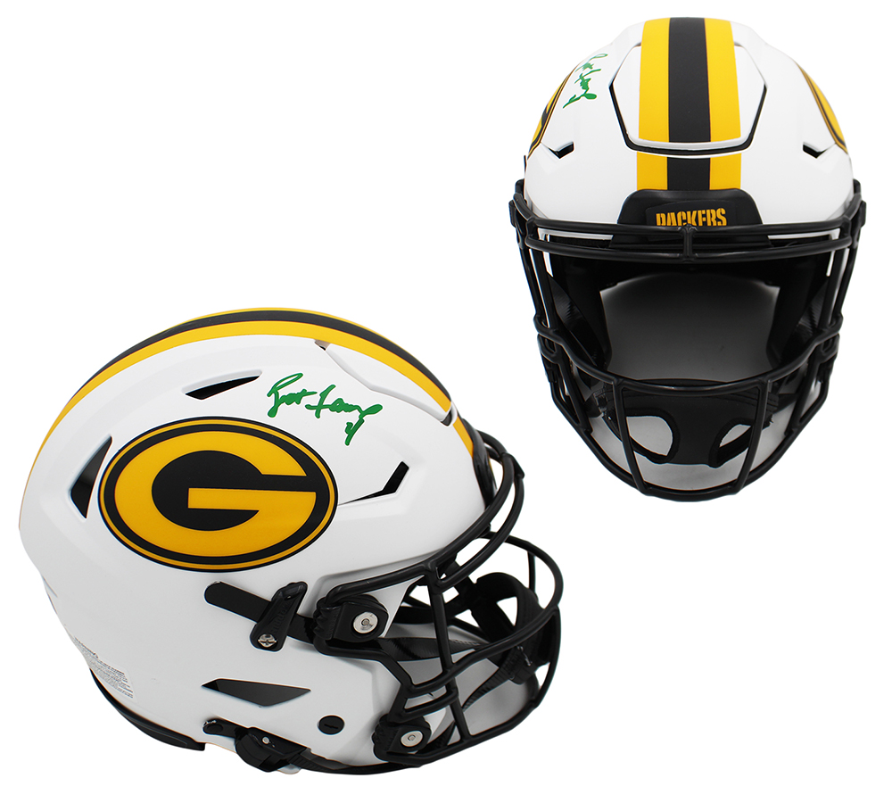 Brett Favre Signed Green Bay Packers Speed Flex Authentic Lunar NFL Helmet