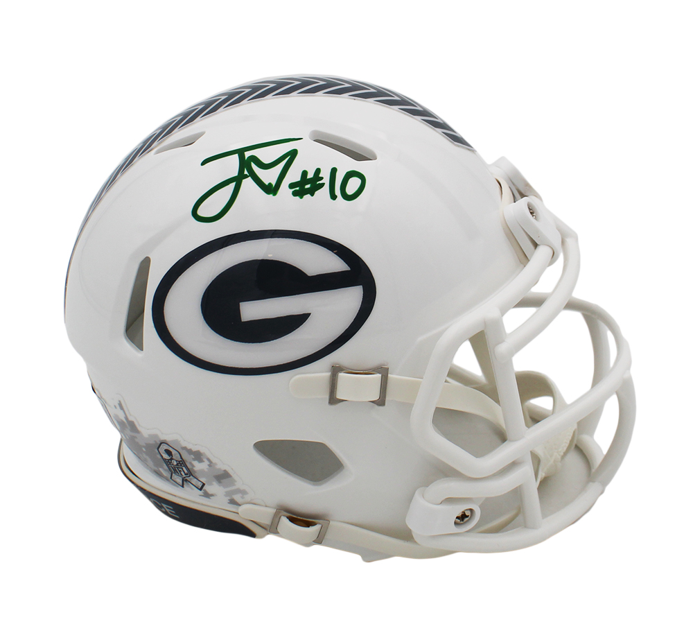 Jordan Love Signed Green Bay Packers Speed Salute to Service 3 NFL Mini ...