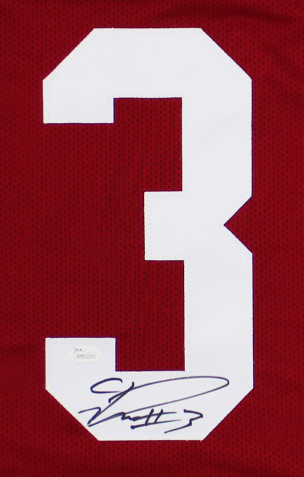Calvin Ridley Signed Alabama Custom Red Jersey - Image 2