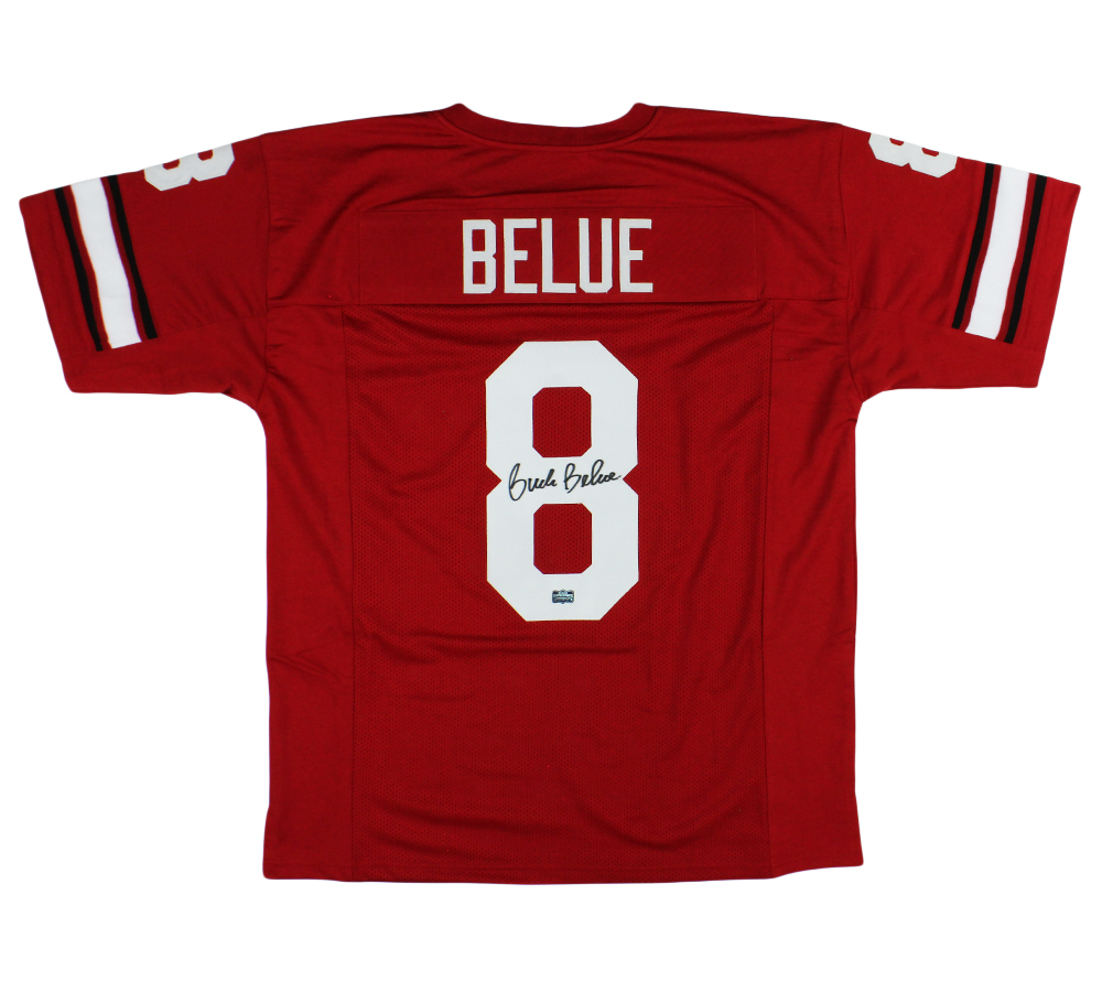 Buck Belue Signed Georgia Custom Red Jersey