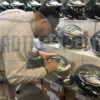 Brian Dawkins and Zach Ertz Signed Licensed Philadelphia Eagles Speed Flex Authentic Custom Flames NFL Helmet - Image 6