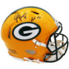 Brett Favre Signed Green Bay Packers Speed Authentic NFL Helmet with "HOF 16" Inscription