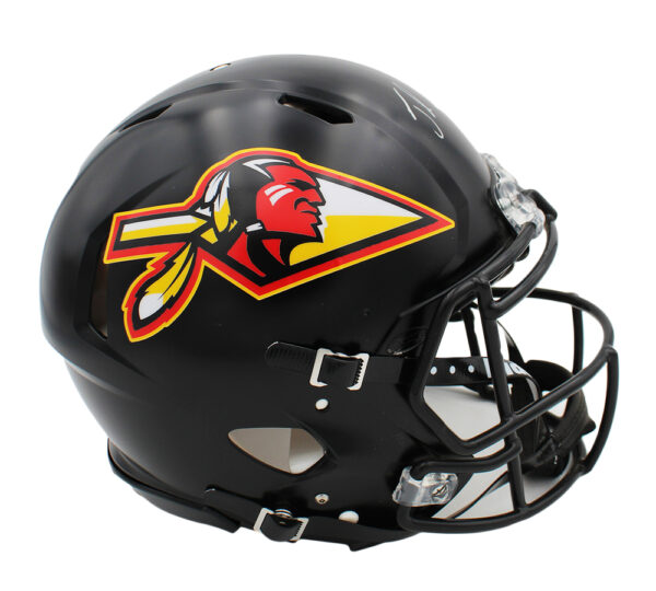 Jamaal Charles Signed Kansas City Chiefs Speed Authentic Custom NFL Helmet - Image 3