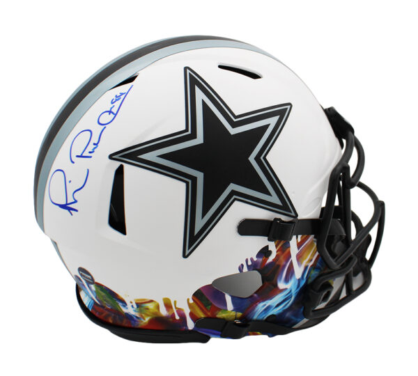 Michael Irvin Signed Dallas Cowboys Speed Authentic Custom Lunar NFL Helmet