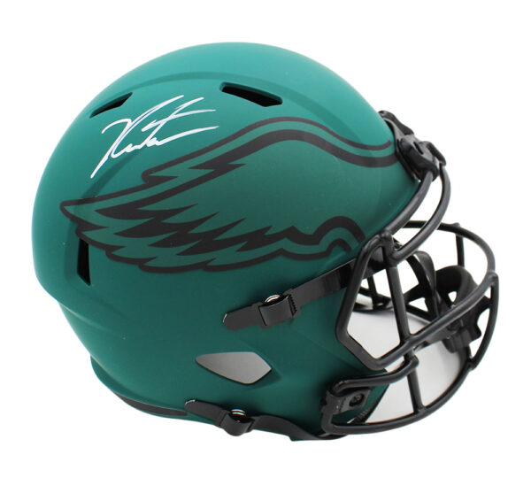Jalen Carter Signed Philadelphia Eagles Speed Full Size Rave NFL Helmet