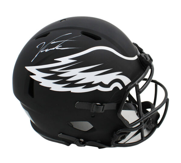 Jalen Carter Signed Philadelphia Eagles Speed Authentic Eclipse NFL Helmet