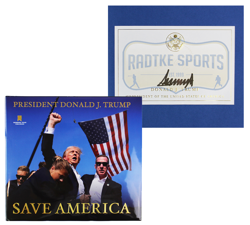 Donald J. Trump Signed First Edition “Save America” Book – Radtke Sports