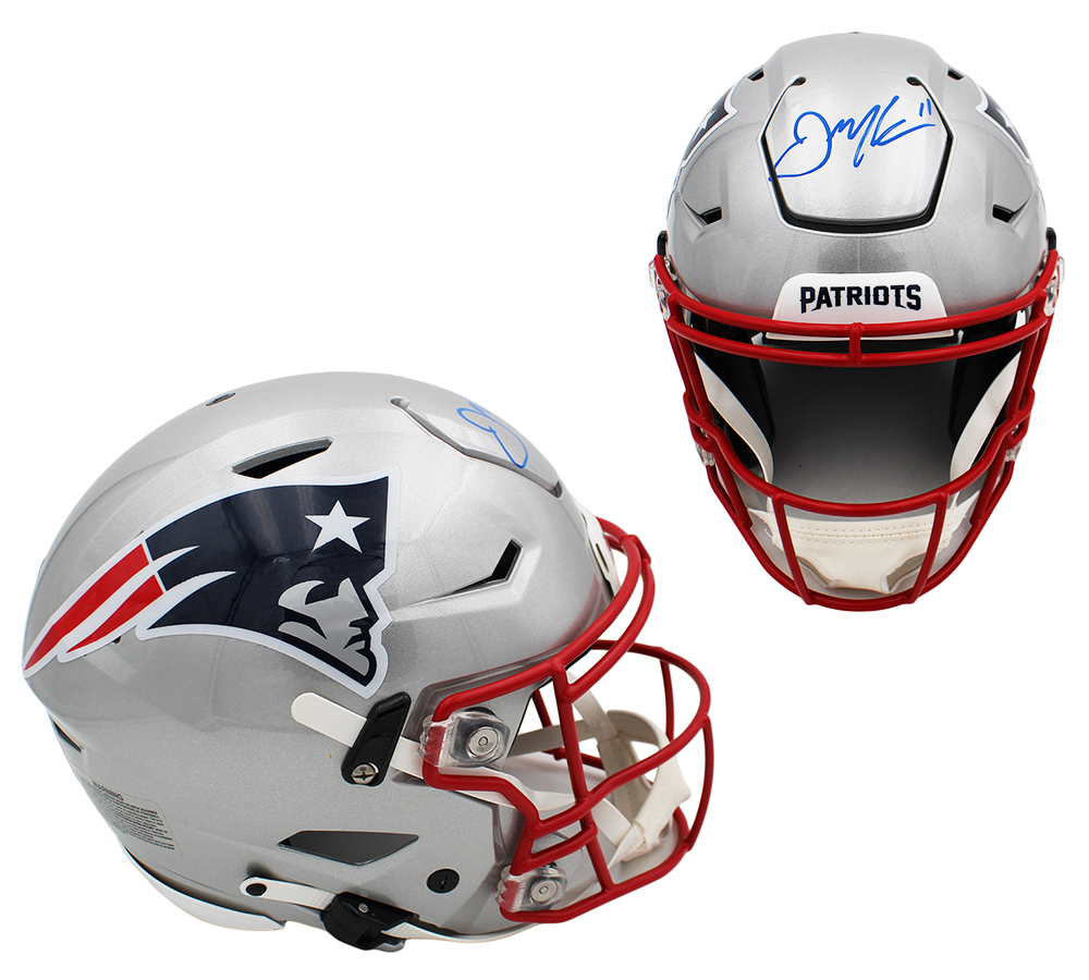 Julian Edelman Signed New England Patriots Speed Flex Authentic NFL Helmet