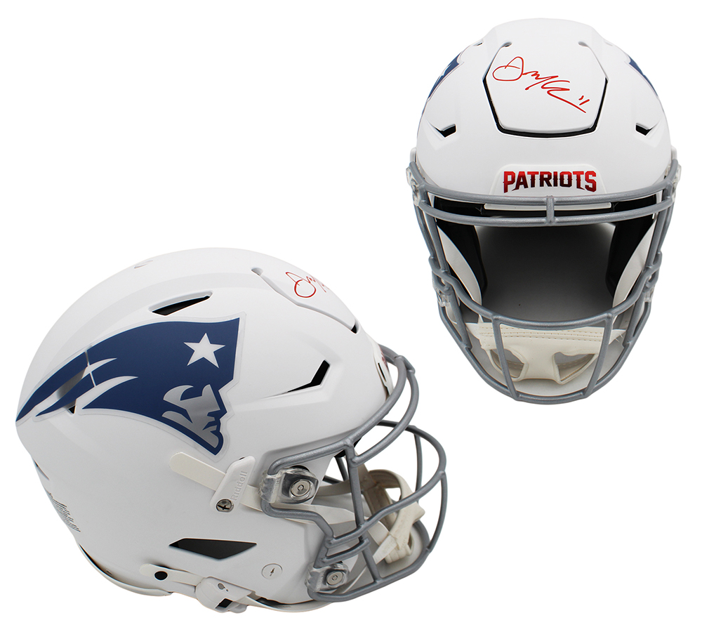 Julian Edelman Signed New England Patriots Speed Flex Authentic 2025 Rivalries NFL Helmet