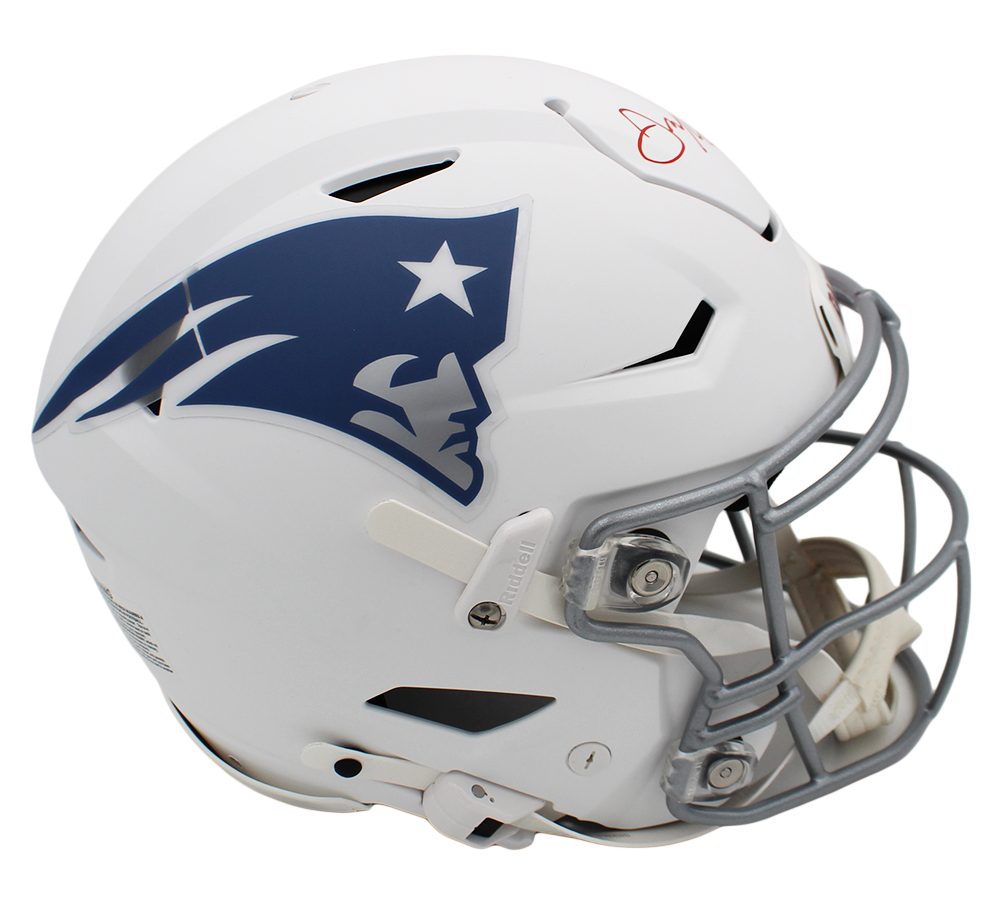 Julian Edelman Signed New England Patriots Speed Flex Authentic 2025 Rivalries NFL Helmet - Image 3