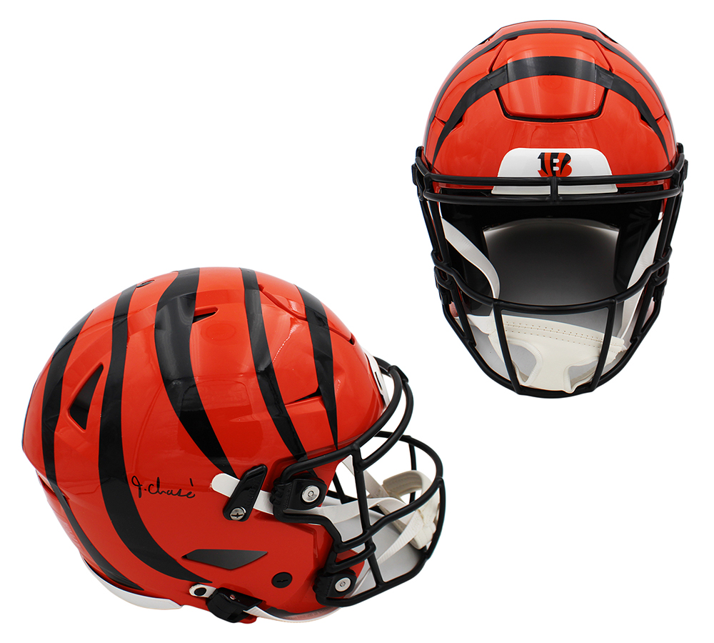 Ja'Marr Chase Signed Cincinnati Bengals Speed Flex Authentic NFL Helmet