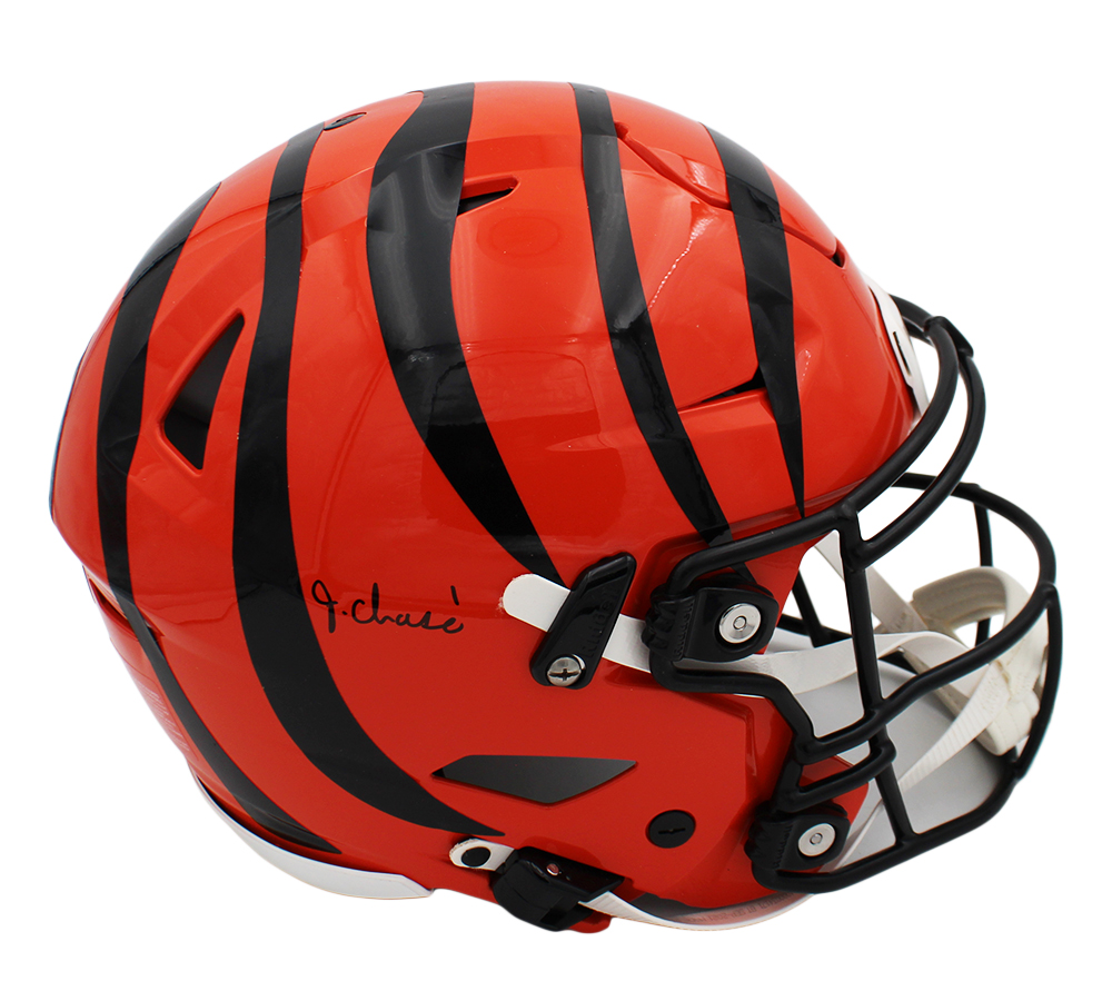 Ja'Marr Chase Signed Cincinnati Bengals Speed Flex Authentic NFL Helmet - Image 2