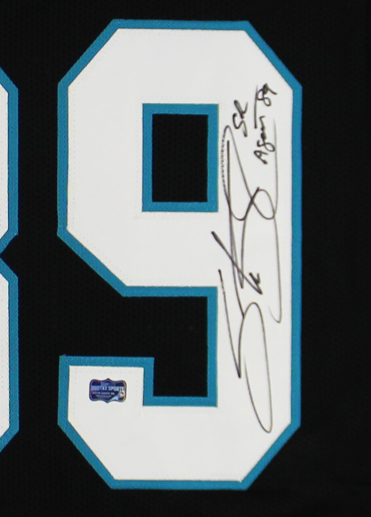 Steve Smith Sr. Signed Carolina Custom Black Jersey With "Agent 89" Inscription - Image 2