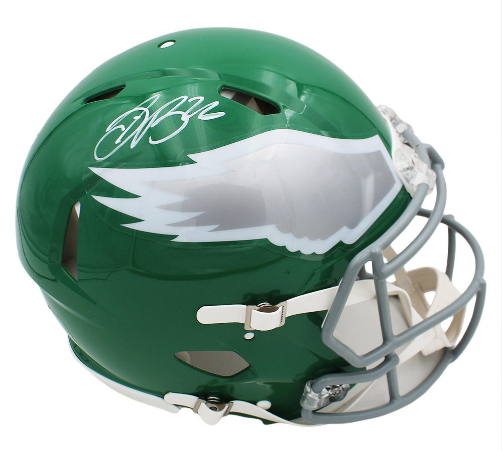 Saquon Barkley Signed Philadelphia Eagles Speed Authentic Kelly Green NFL Helmet