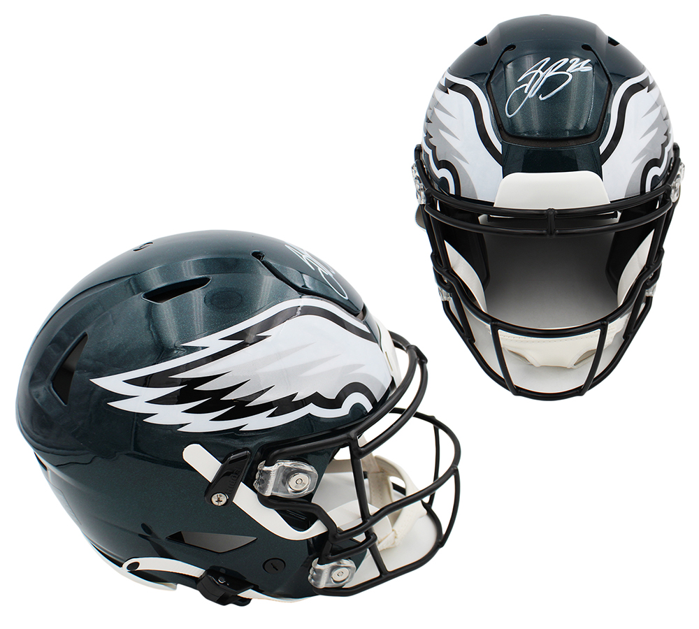 Saquon Barkley Signed Philadelphia Eagles Speed Flex Authentic NFL Helmet