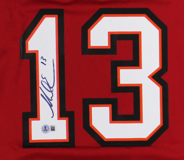 Mike Evans Signed Tampa Bay Buccaneers Nike Game Red NFL Jersey - Image 2