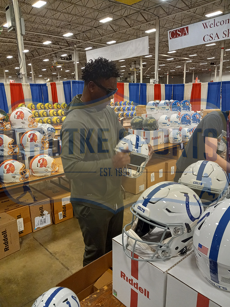 Edgerrin James Signed Indianapolis Colts Speed Flex Authentic NFL Helmet - Image 5