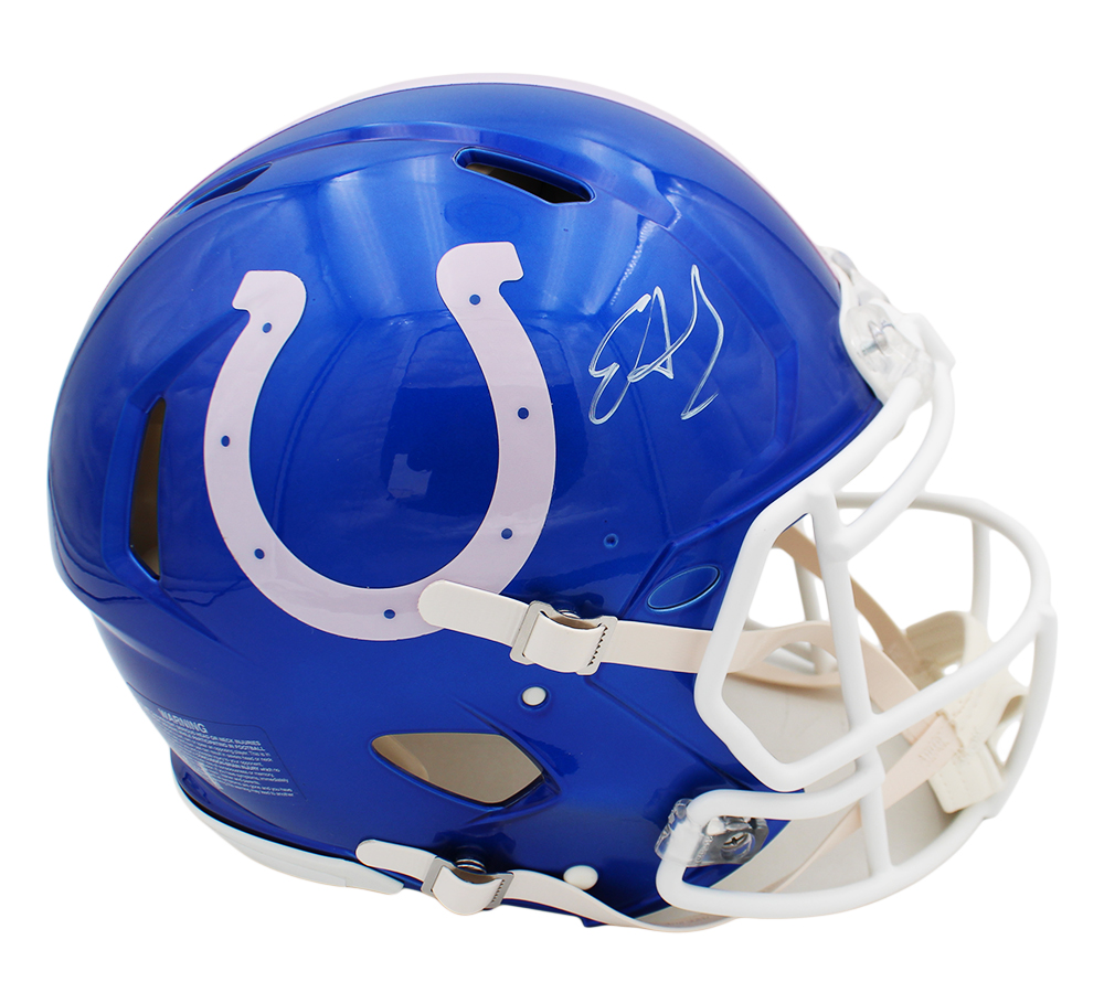 Edgerrin James Signed Indianapolis Colts Speed Authentic Flash NFL Helmet