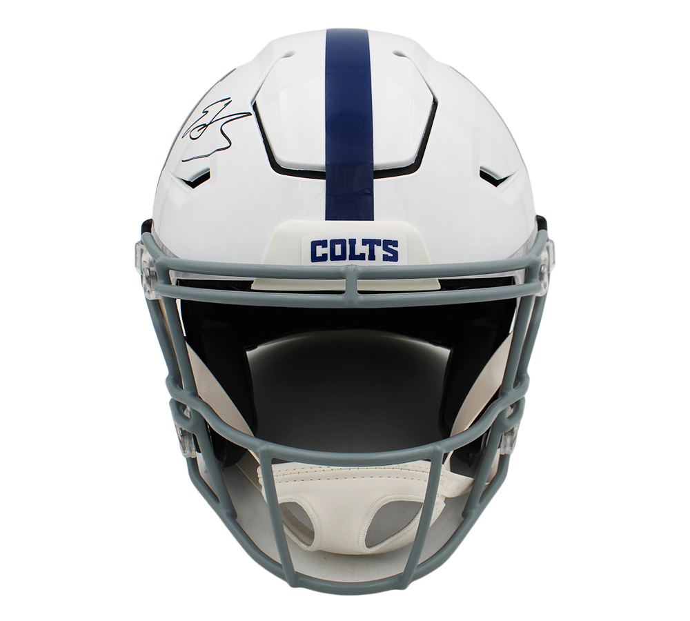 Edgerrin James Signed Indianapolis Colts Speed Flex Authentic NFL Helmet - Image 3