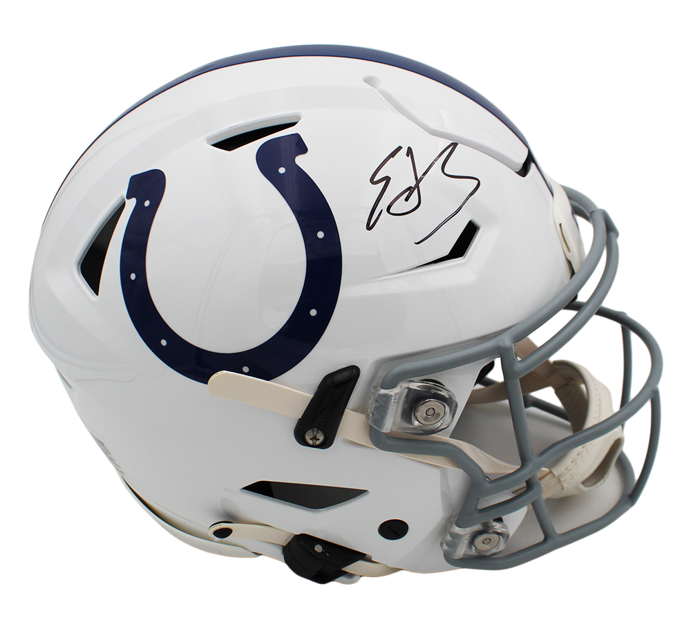 Edgerrin James Signed Indianapolis Colts Speed Flex Authentic NFL Helmet - Image 2