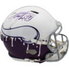 Adrian Peterson Signed Minnesota Vikings Speed Authentic Custom Alternate White NFL Helmet - Image 2