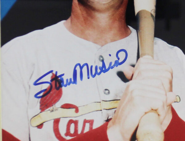 Stan Musial Signed St Louis Cardinals Framed 8x10 MLB Photo - Image 2