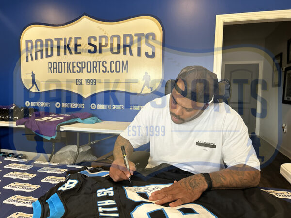 Steve Smith Sr. Signed Carolina Custom Black Jersey With "Agent 89" Inscription - Image 3