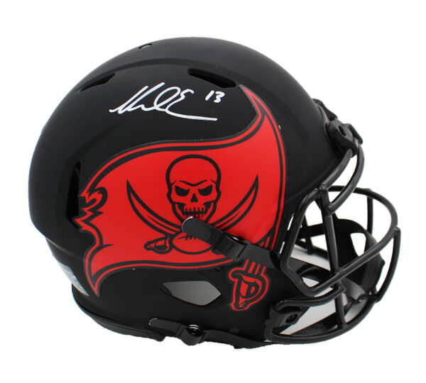 Mike Evans Signed Tampa Bay Buccaneers Speed Authentic Eclipse NFL Helmet