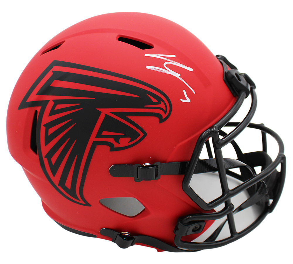 Bijan Robinson Signed Atlanta Falcons Speed Full Size Rave NFL Helmet
