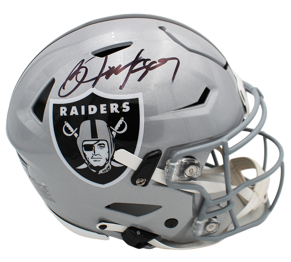 Bo Jackson Signed Las Vegas Raiders SpeedFlex Authentic NFL Helmet - Image 2
