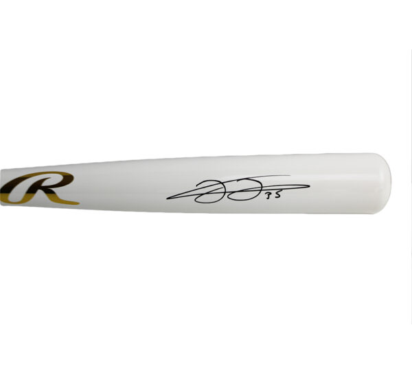 Frank Thomas Signed Chicago White Sox Rawlings White Chrome MLB Bat - Image 3