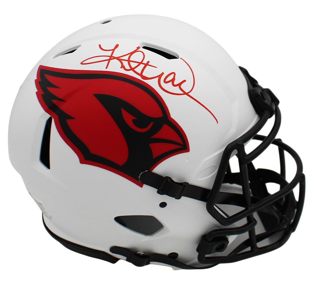 Kurt Warner Signed Arizona Cardinals Speed Authentic Lunar NFL Helmet
