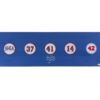 Tom Seaver Signed New York Mets 12x36 Patches Board with "The Franchise, HOF 92 & 33" Inscription