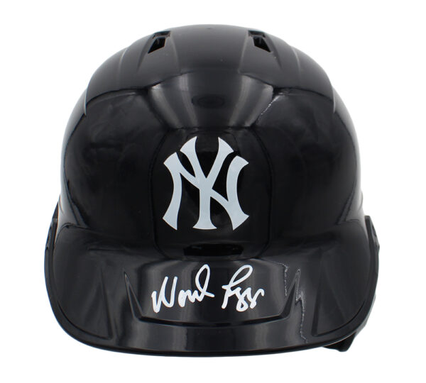 Wade Boggs Signed New York Yankees Rawlings Mach Pro Batting Helmet