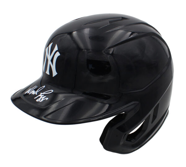 Wade Boggs Signed New York Yankees Rawlings Mach Pro Batting Helmet - Image 2