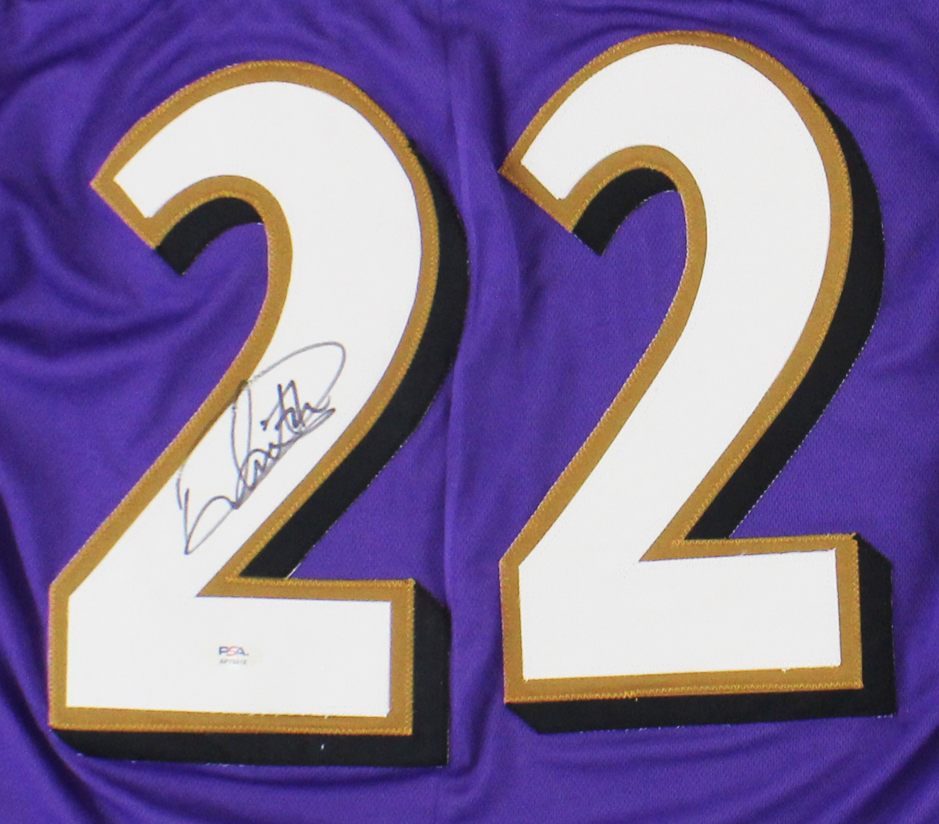 Derrick Henry Signed Baltimore Custom Purple Jersey - Image 2