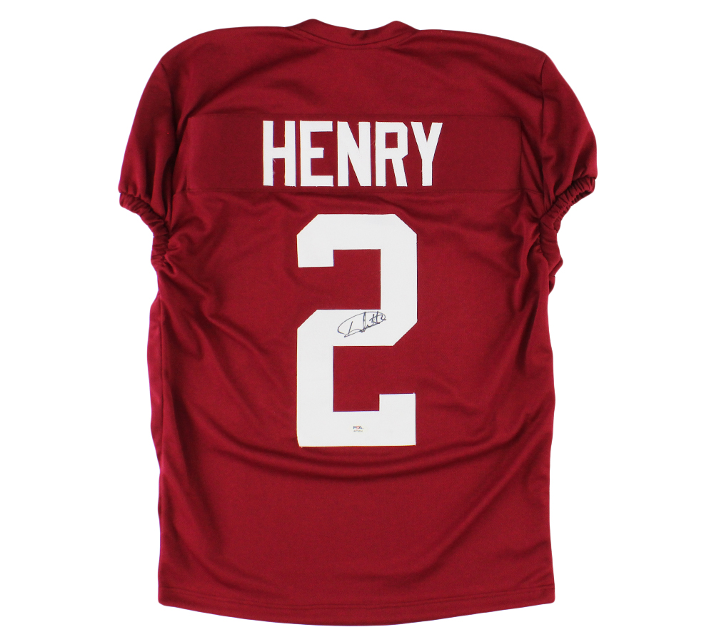 Derrick Henry Signed Alabama Custom Maroon Jersey