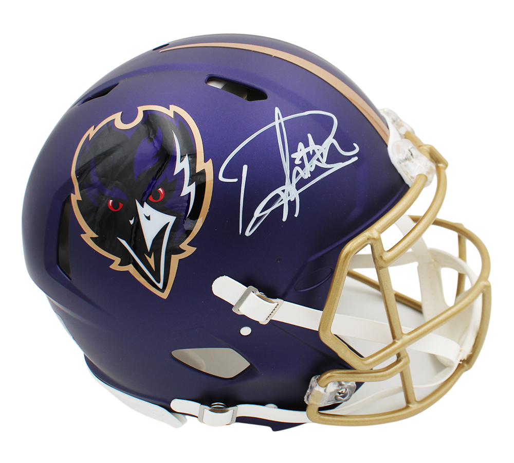 Derrick Henry Signed Baltimore Ravens Speed Authentic Alternate 24 Purple NFL Helmet