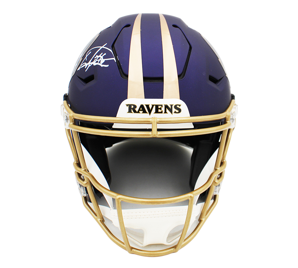 Derrick Henry Signed Baltimore Ravens Speed Flex Authentic Alternate 24 NFL Helmet - Image 3
