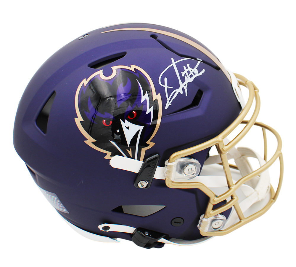 Derrick Henry Signed Baltimore Ravens Speed Flex Authentic Alternate 24 NFL Helmet - Image 2
