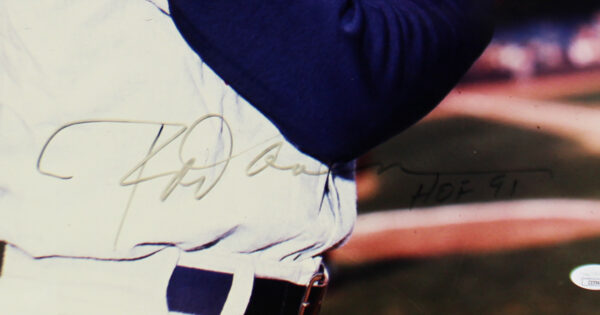 Rod Carew Signed Minnesota Twins Unframed 16x20 MLB Photo with "HOF 91" Inscription - Image 2