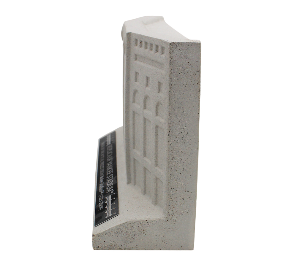 Don Mattingly Signed Yankee Stadium Replica White Frieze Statue with Plaque with "Donnie Baseball" Inscription - Image 3