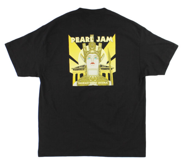 Pearl Jam Unsigned Nashville 2025 Show X-Large Black T-Shirt