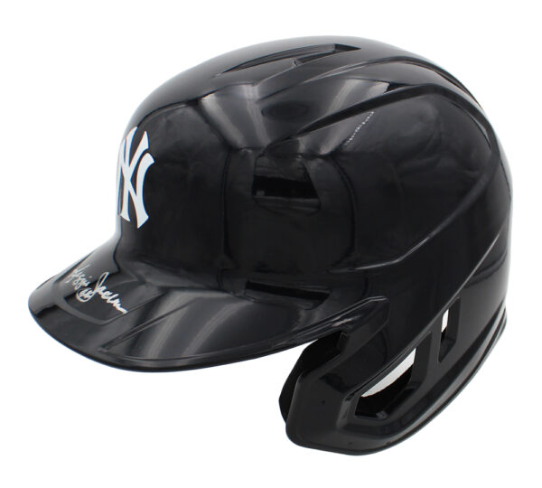 Reggie Jackson Signed New York Yankees Rawlings Mach Pro Batting Helmet - Image 2