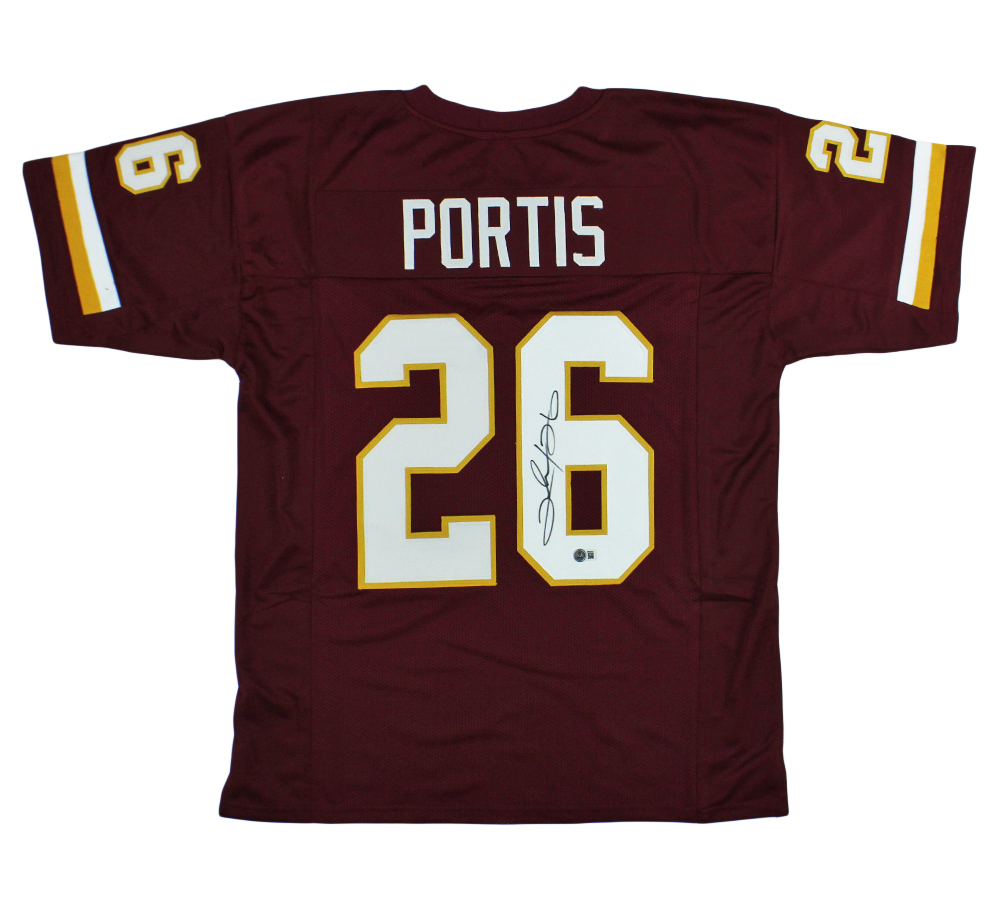 Clinton Portis Signed Washington Custom Maroon Jersey