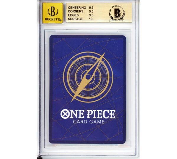 Inaki Godoy Signed One Piece Monkey D. Luffy Live Action P-055 Graded 9.5 GM MT/Auto 10 Encapsulated Game Card - Image 2