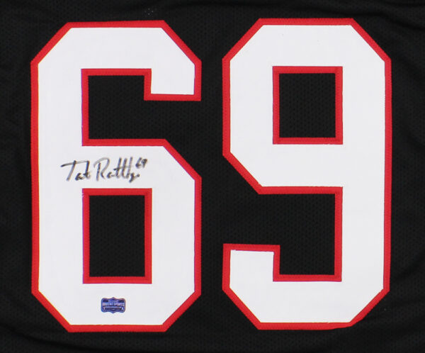 Tate Ratledge Signed Georgia Custom Black Jersey - Image 2