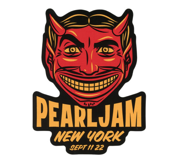 Pearl Jam Unsigned New York 2022 Sticker
